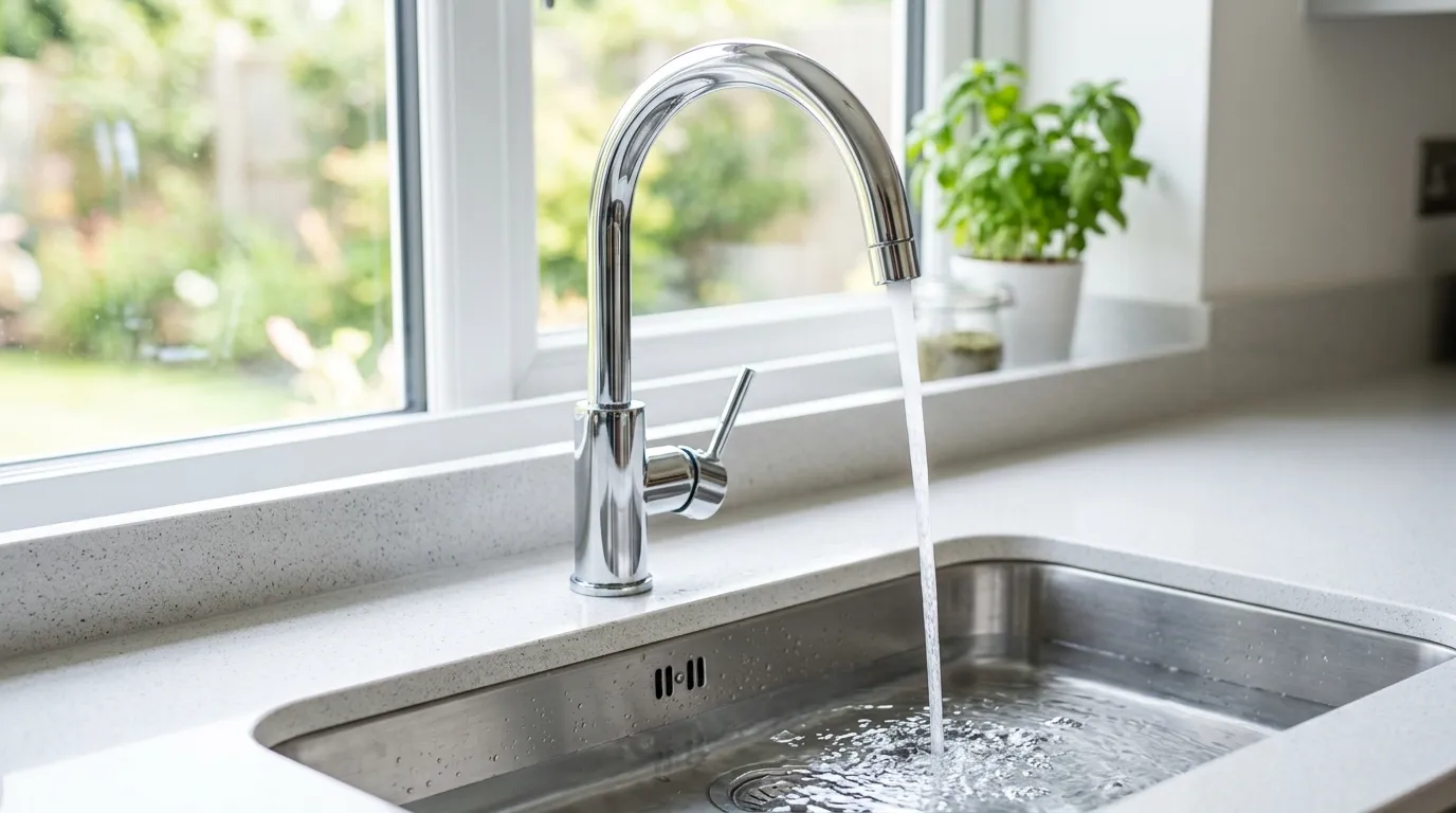 Local Plumbing Master Pros same day plumber fixing a faucet in Stockbridge, GA